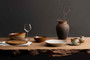 6 in. Bread Bun, Pastry, Cocktail Plate - WoodFire Dark Oak