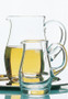 1 L. (34 oz) Crystal Pitcher with Ice Lip - Bistro