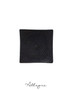 7 in. Square Dessert/ Cake Plate - Urban Black