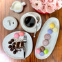 220 ml Coffee/ Tea Cup and 6 in. Free-Form Saucer - Pebble