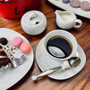 280 ml Cappuccino/ Coffee/ Tea Cup and 6 in. Free-Form Saucer - Pebble