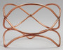 Series E, Display Stand, Red Copper-Color, 21.5 x 15 cm