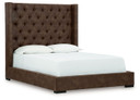 Steenlage - Brown - Queen Upholstered Bed
