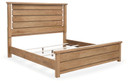 Kristiland - Light Brown - King Panel Bed