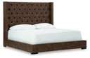 Steenlage - Brown - California King Upholstered Bed
