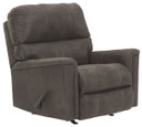 Navi - Smoke - Rocker Recliner - Faux Leather