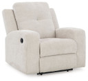 Danum - Stone - Zero Wall Recliner - Fabric