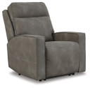 Next-gen Durapella - Slate - Power Recliner / Adj Headrest - Fabric