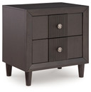 Urbantrack - Dark Brown - Two Drawer Night Stand