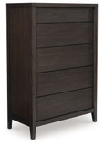 Westonfort - Espresso - Five Drawer Chest