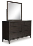 Westonfort - Espresso - Dresser And Mirror