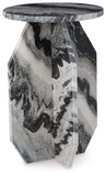 Wrenlane - Black / White / Taupe - Accent Table