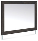 Delmorta - Dark Gray - Bedroom Mirror