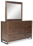 Zumbado - Brown - Dresser And Mirror