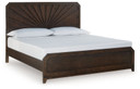 Tandisport - Dark Brown - King Panel Bed