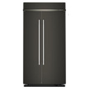 Kitchenaid® 25.5 Cu. Ft. 42" Built-In Side-by-Side Refrigerator with Platinum Interior KBSN742SBE