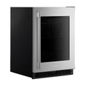 Kitchenaid® 24"" Undercounter Refrigerator with Glass Door KURR324SSB