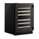 Kitchenaid® 24" Undercounter Wine Cellar with Full-Extension Wood-Front Racks KUWL524SBE