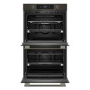 Kitchenaid® 30-inch Smart Electric Double Wall Oven with Assisted Cooking Modes - Black Ore KOED730SBE