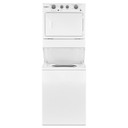 Whirlpool® 4.0 cu.ft I.E.C. Gas Stacked Laundry Center 9 Wash cycles and AutoDry™ WGT4027HW
