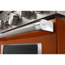KitchenAid® 30'' Smart Commercial-Style Dual Fuel Range with 4 Burners KFDC500JSC