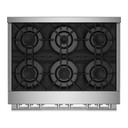 Jennair® 36" RISE™ Gas Professional-Style Range JGRP436HL