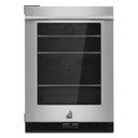 Jennair® RISE™ 24"  Under Counter Glass Door Refrigerator, Left Swing JUGFL242HL