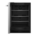 Jennair® RISE™ 24"  Under Counter Glass Door Refrigerator, Left Swing JUGFL242HL