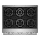 Jennair® 36" RISE™ Dual-Fuel Professional-Style Range JDRP436HL