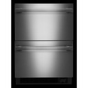 Jennair® NOIR 24" Double Drawer Refrigerator/Freezer JUCFP242HM