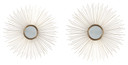 Doniel - Antique Gold Finish - Accent Mirror Set (Set of 2)