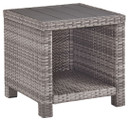 Salem - Gray - Square End Table