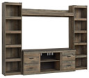 Trinell - 4-Piece Entertainment Center With 60" TV Stand