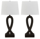 Markellton - Black - Poly Table Lamp (Set of 2)
