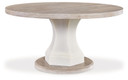 Jorlaina - Light Grayish Brown - Dining Table