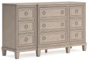Jorlaina - Light Grayish Brown - Dresser