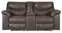 Boxberg - Teak - Dbl Rec Loveseat W/Console