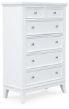 Trulani - White - Six Drawer Chest