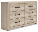 Senbry - Tan - Six Drawer Dresser