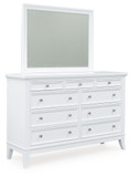 Trulani - White - Dresser And Mirror