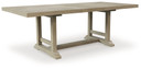 Vallardia - Light Grayish Brown - Rectangular Dining Room Extension Table