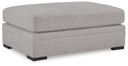 Bresslyn Place - Pewter - Oversized Accent Ottoman