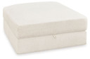 Elissa Court - Vanilla - Ottoman With Storage