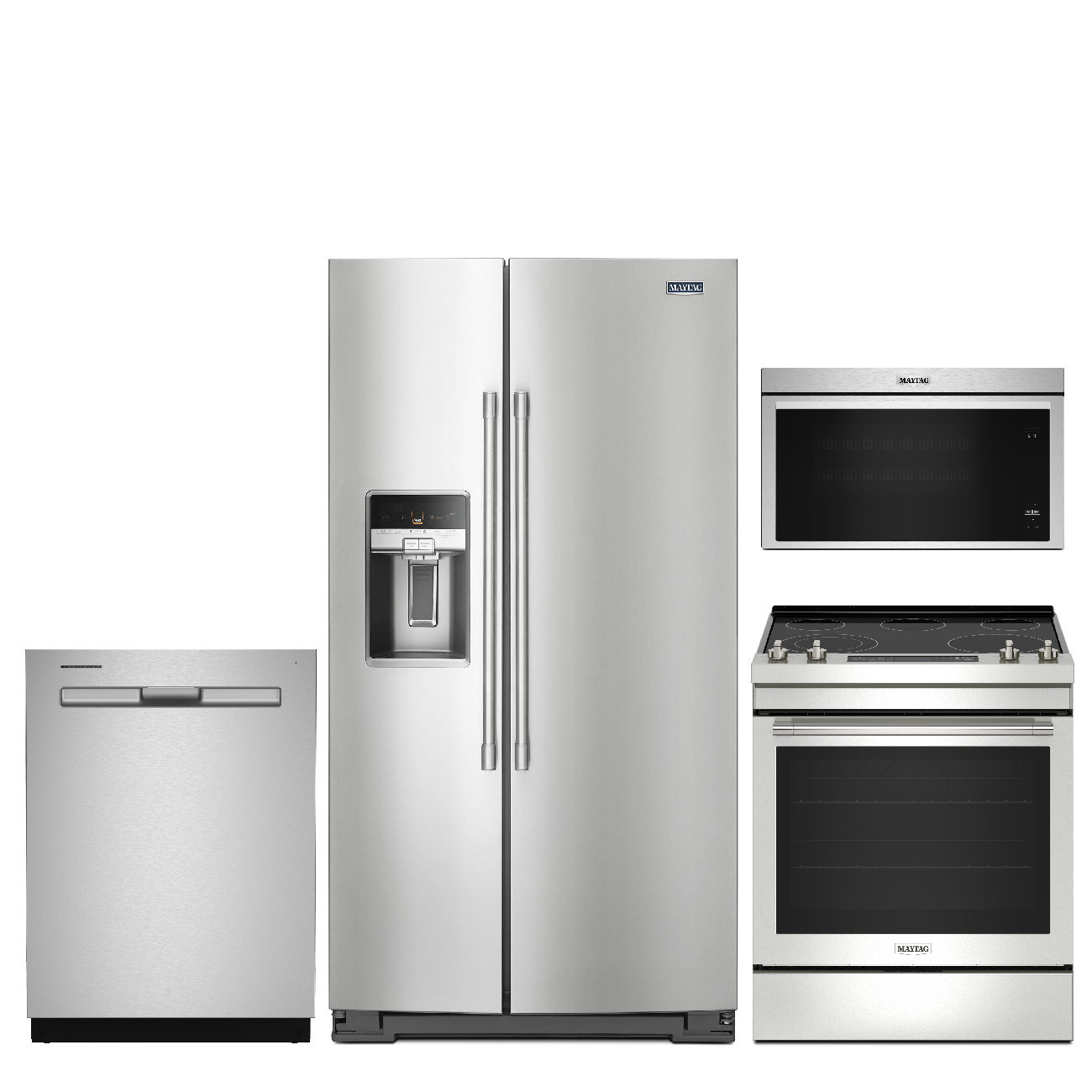 Maytag 4-piece Kitchen Suite Side-by-Side 36-in