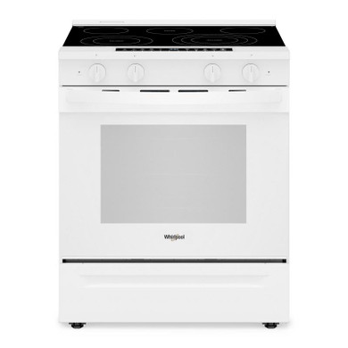 Whirlpool® 30-inch Smart Slide in Electric Range with Air Cooking Technology, No Preheat Air Fry, WipeClean™ Coating, Steam/Self Clean and High Speed Preheat YWSES7530RW