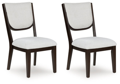 Breckington - Dark Brown - Dining Upholstered Side Chair (Set of 2)