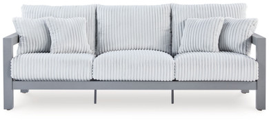Moonlight View - Gray - Sofa With Cushion