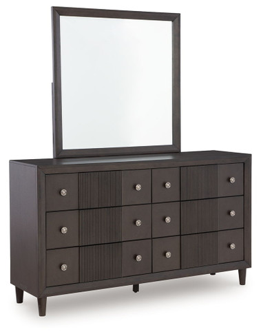Urbantrack - Dark Brown - Dresser And Mirror