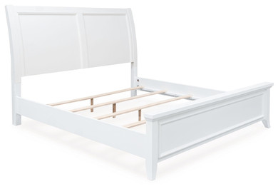 Trulani - White - California King Sleigh Bed
