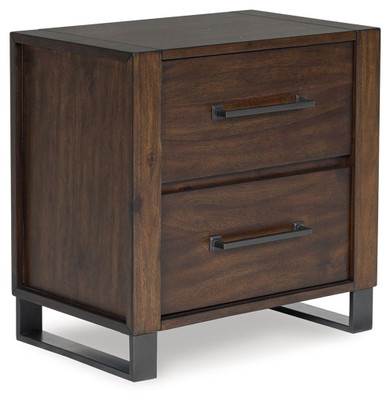 Zumbado - Brown - Two Drawer Night Stand